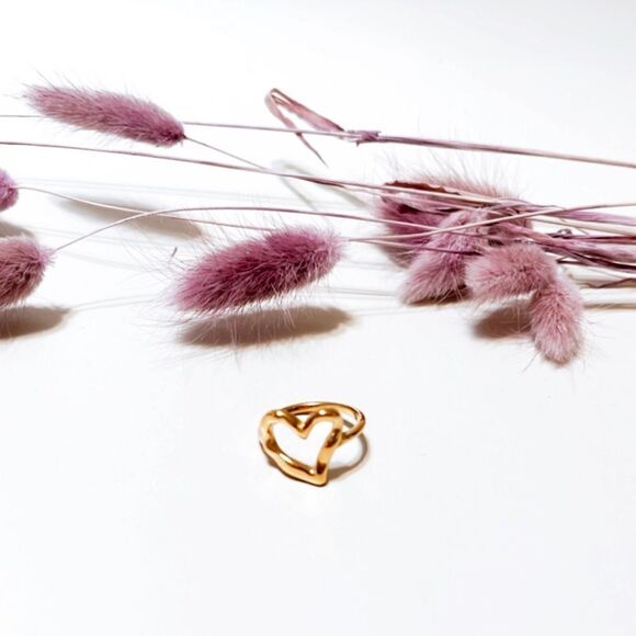 bohemian heart ring C34 - Picture 5 of 7